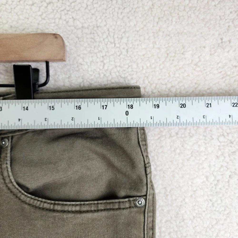 Archer Slim Stretch Pants Mens‎ 36x30 Olive Green Casual Workwear Chino Style